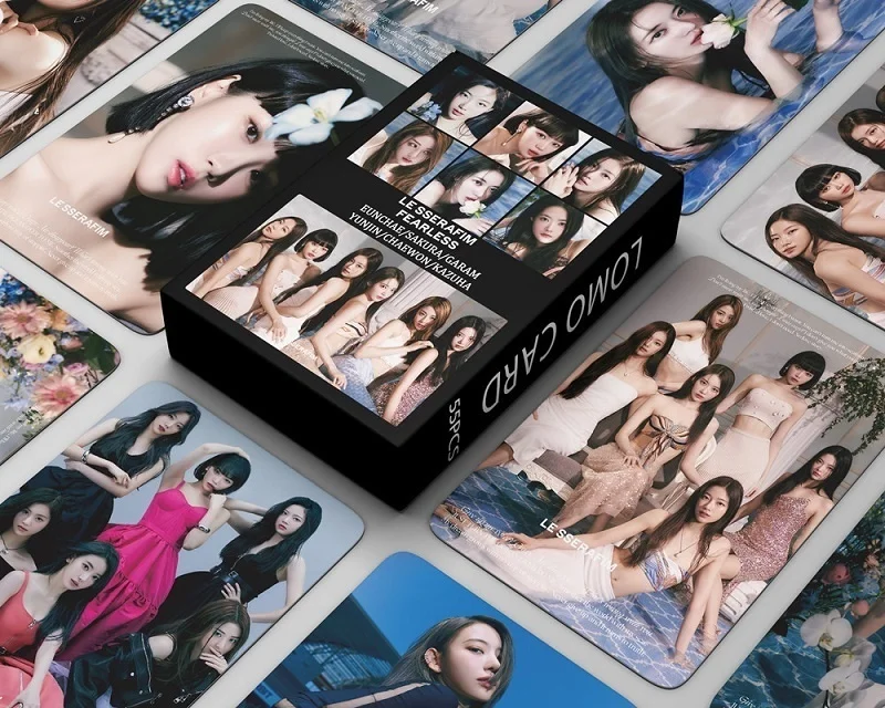 Kpop LEE SSERAFIM FEARLESS New Album Darling Lomo Card Photo Print Cards Poster Picture Fans Gifts Collection 54Pcs/Set
Kpop LEE SSERAFIM FEARLESS New Album Darling Lomo Card Photo Print Cards Poster Picture Fans Gifts Collection 54Pcs/Set