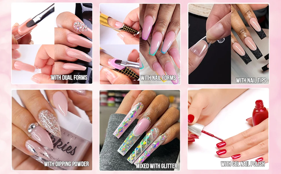 Poly Nail Extension Gel Set