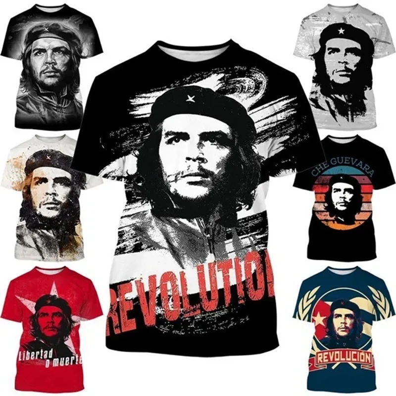 Модная футболка Che Guevara с 3D принтом, Летние повседневные топы для мужчин и женщин, уличная футболка, мужские черные футболки с коротким рукавом, Топ
Модная футболка Che Guevara с 3D принтом, Летние повседневные топы для мужчин и женщин, уличная футболка, мужские черные футболки с коротким рукавом, Топ