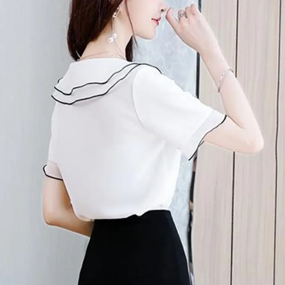 Блузка рубашка Стильная летняя универсальная Повседневная шифоновая Удобная Лоскутная рубашка в стиле ретро с коротким рукавом Новинка
Блузка рубашка Стильная летняя универсальная Повседневная шифоновая Удобная Лоскутная рубашка в стиле ретро с коротким рукавом Новинка