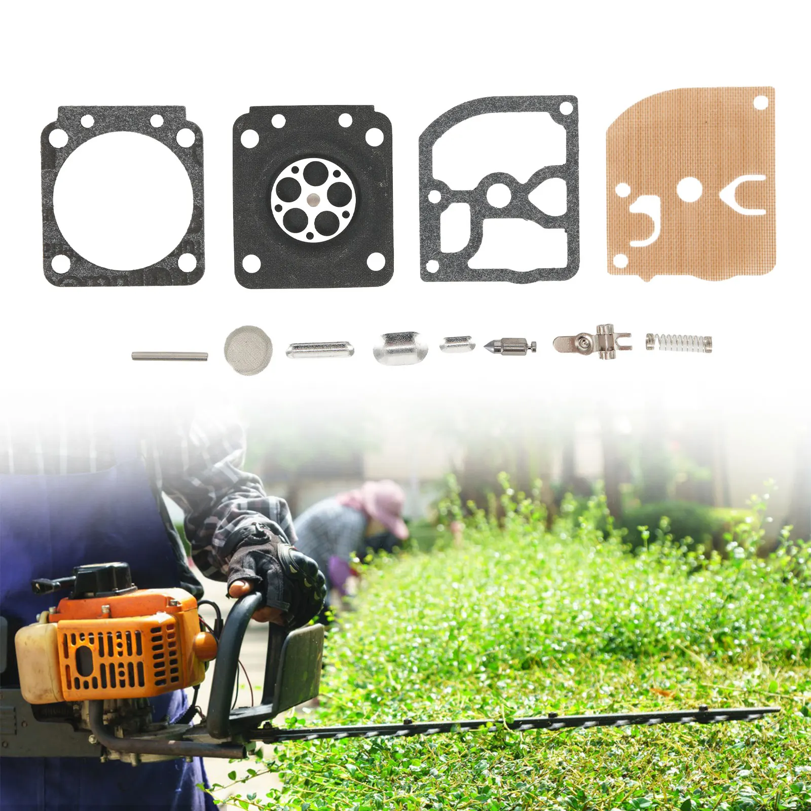 2Sets Carburettor Carb Gasket Diaphragm Kit Fits For Zama C1Q-S43, C1Q-S57A / For Stihl 017, 018, 021, 023, 025, MS170, MS180
2Sets Carburettor Carb Gasket Diaphragm Kit Fits For Zama C1Q-S43, C1Q-S57A / For Stihl 017, 018, 021, 023, 025, MS170, MS180