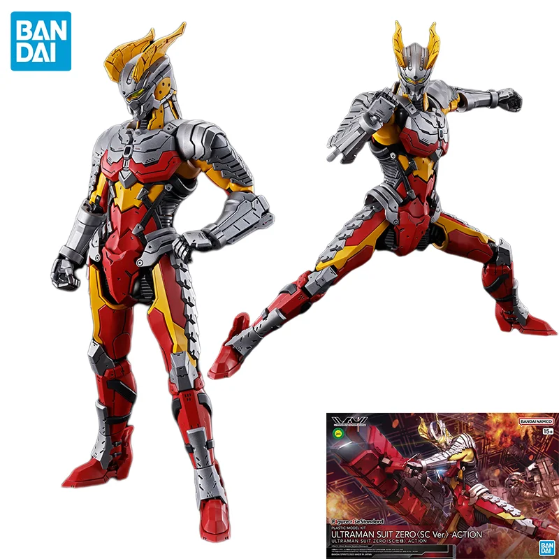 

Spots Original Genuine Bandai Anime Ultraman SUIT Zero (SC Ver.)-ACTION- FRS Assembly Model Toys Action Figure Gifts Collectible