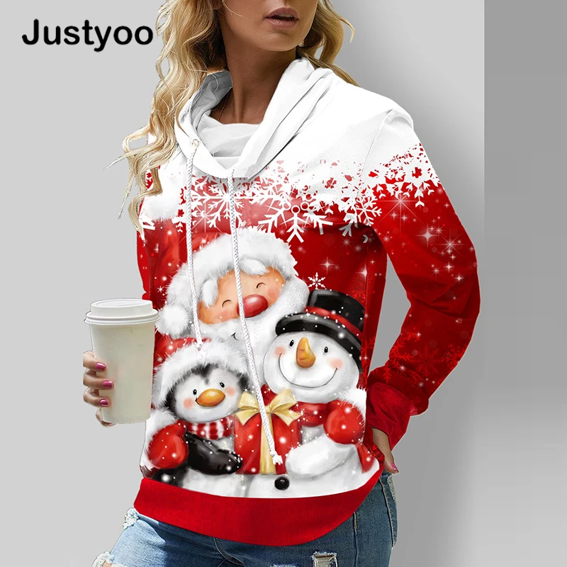 2023 Red Christmas Snowman Sweatshirt For Women Winter Long Sleeve Cute Fashion Hoodie Casual Loose Pullovers Santa Claus Hoodie
2023 Red Christmas Snowman Sweatshirt For Women Winter Long Sleeve Cute Fashion Hoodie Casual Loose Pullovers Santa Claus Hoodie