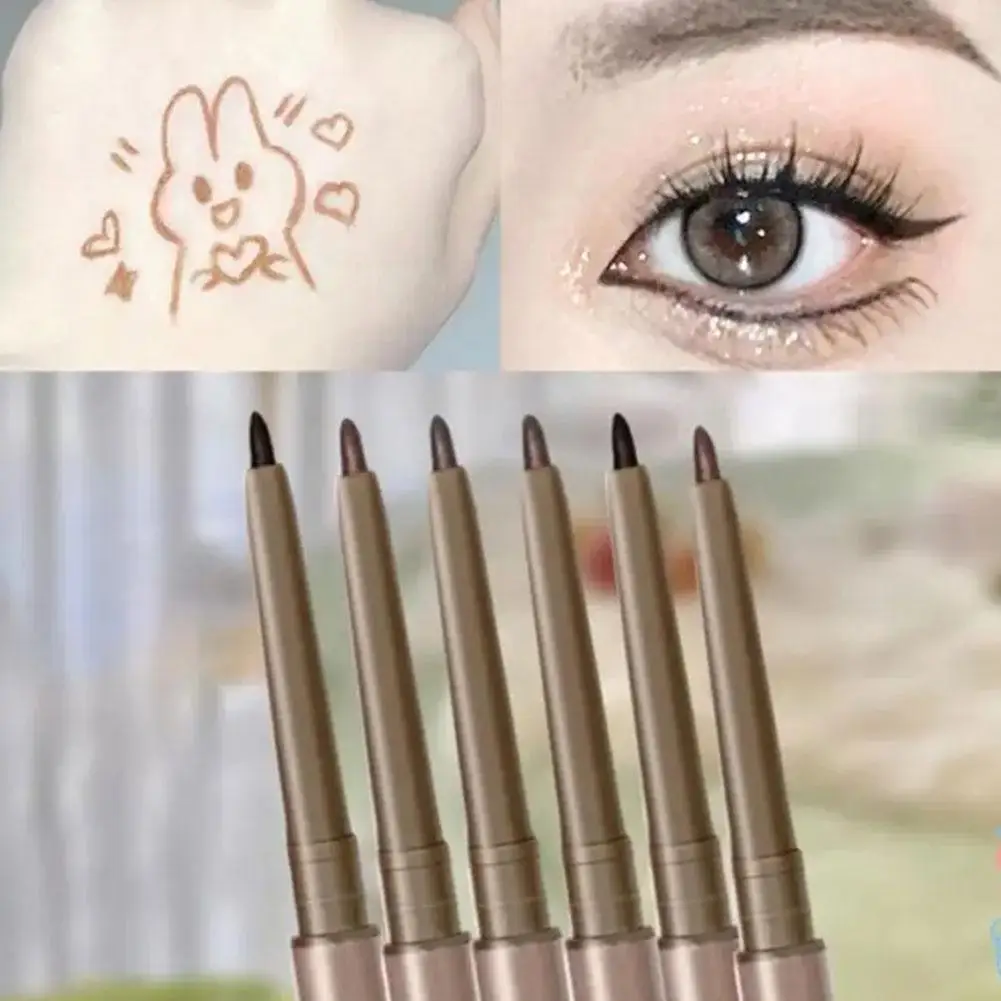 

Lying Silkworm Eyeliner Gel Pen 1.5mm Thin Lasting Brown Shadow Eye Pencil Blooming Not Eye Makeup Waterproof Black Pen Lin U4I0