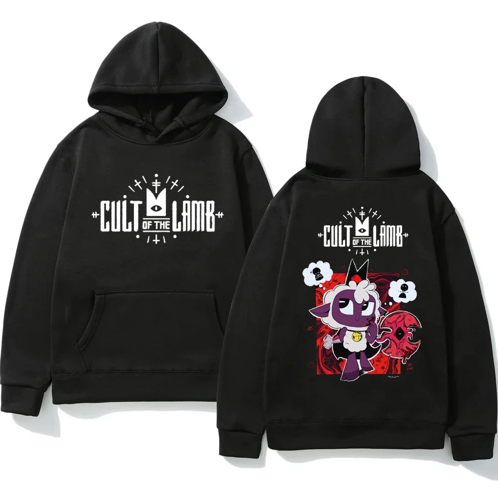 Cult of The Lamb Merch Hoodies Men/Women Hoodie Sweatshirt Long Sleeve Hooded Pullover Streetwear Harajuku Sweater Coat Unisex
Cult of The Lamb Merch Hoodies Men/Women Hoodie Sweatshirt Long Sleeve Hooded Pullover Streetwear Harajuku Sweater Coat Unisex