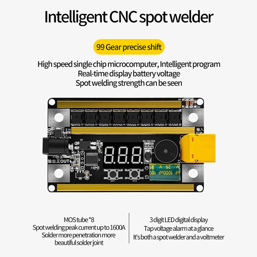 High Precision Portable Spot Welder Machine for Lithium Battery with Adjustable Power Output Real time Monitoring
High Precision Portable Spot Welder Machine for Lithium Battery with Adjustable Power Output Real time Monitoring