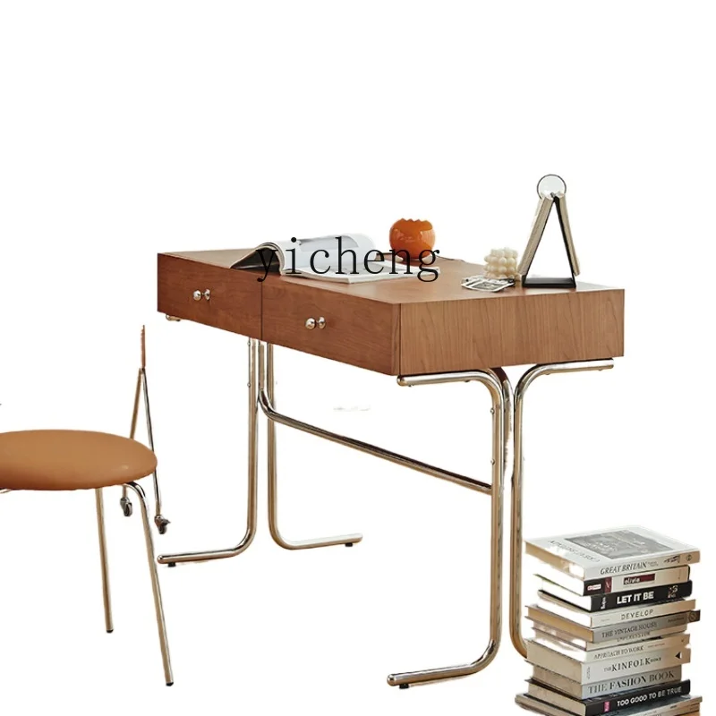 ZF New Desk Small Apartment Double Stainless Steel Workbench Study Desk Dressing Table
ZF New Desk Small Apartment Double Stainless Steel Workbench Study Desk Dressing Table