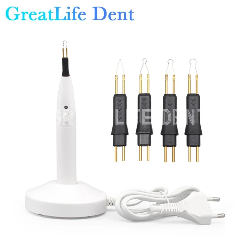 GreatLife Dent 4tips Dental Equietment Tooth Gum Cutter Blade Dental Gutta Percha Cutter Gutta Percha Cutter with 4 Tips Pen
GreatLife Dent 4tips Dental Equietment Tooth Gum Cutter Blade Dental Gutta Percha Cutter Gutta Percha Cutter with 4 Tips Pen