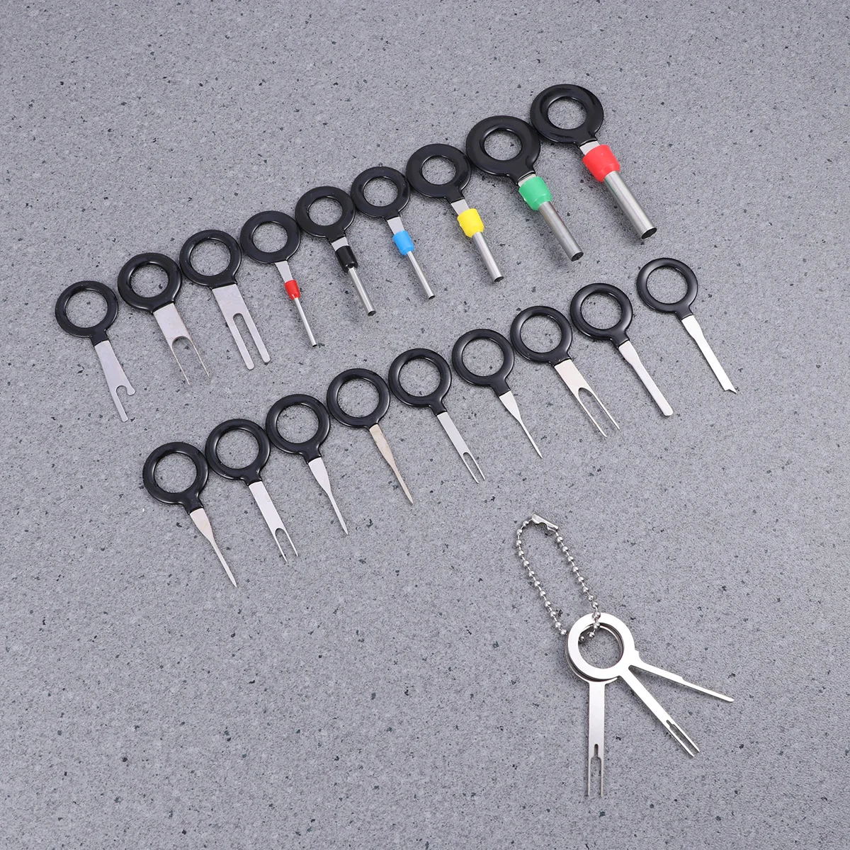 21 in 1 Auto Car Plug Circuit Board Wire Harness Terminal Extractor Picks Connector Crimp Pin Needle Remove Tools
21 in 1 Auto Car Plug Circuit Board Wire Harness Terminal Extractor Picks Connector Crimp Pin Needle Remove Tools