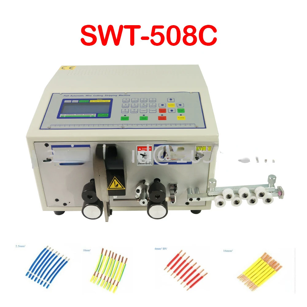 SWT508C-II Wire Stripper Stripping Peeling Machine Cutter 1.5T Terminal Crimper Crimping Machine with Horizontal Vertical Molds
SWT508C-II Wire Stripper Stripping Peeling Machine Cutter 1.5T Terminal Crimper Crimping Machine with Horizontal Vertical Molds