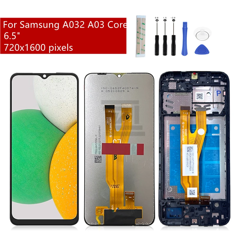 ЖК-дисплей для Samsung Galaxy A032 с сенсорным экраном и дигитайзером в сборе для Samsung A03 Core, сменные и ремонтные детали для ЖК-дисплея 6,5 дюйма
ЖК-дисплей для Samsung Galaxy A032 с сенсорным экраном и дигитайзером в сборе для Samsung A03 Core, сменные и ремонтные детали для ЖК-дисплея 6,5 дюйма