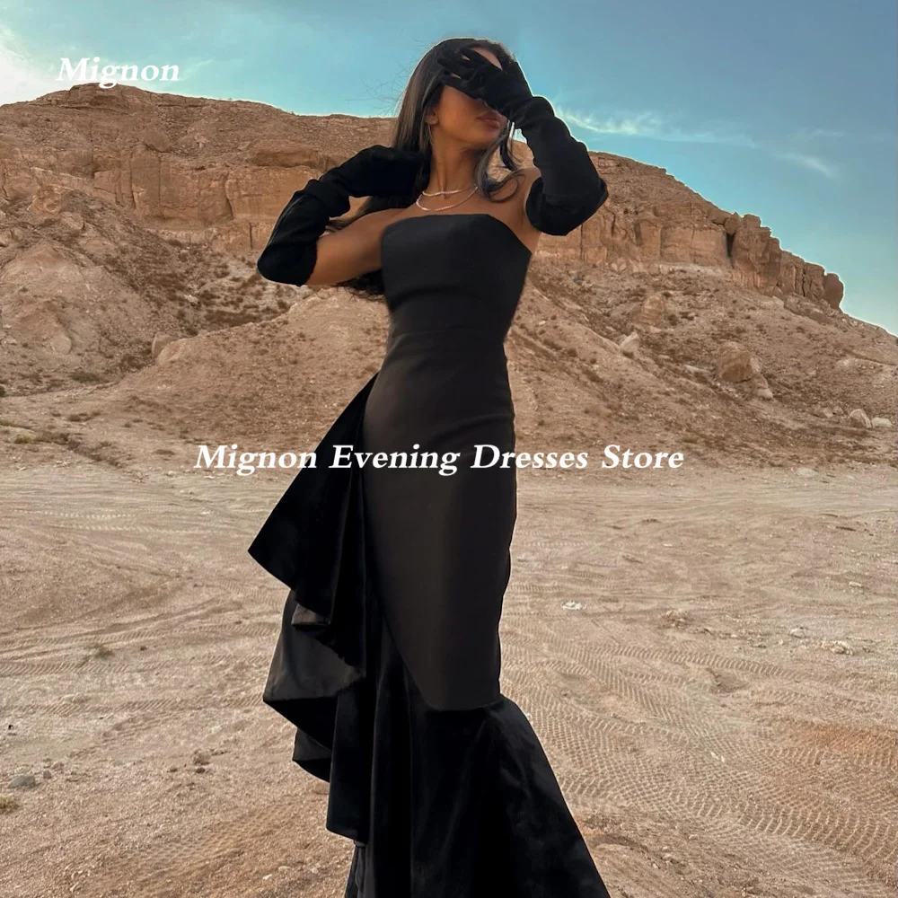 Mignon Crepe Mermaid Strapless Ruffle Formal Prom Gown Floor Length luxury Evening Formal Elegant Party Dress for Women 2023
Mignon Crepe Mermaid Strapless Ruffle Formal Prom Gown Floor Length luxury Evening Formal Elegant Party Dress for Women 2023
