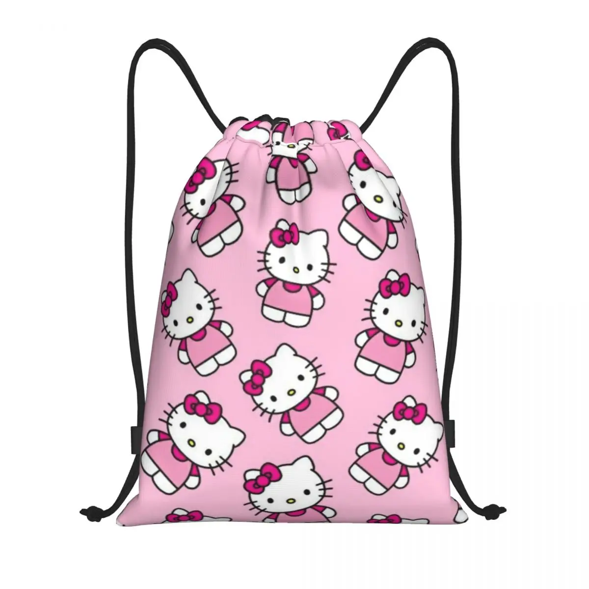 Custom Hello Kitty Drawstring Bag for Shopping Yoga Backpacks Women Men Cartoon Sports Gym Sackpack
Custom Hello Kitty Drawstring Bag for Shopping Yoga Backpacks Women Men Cartoon Sports Gym Sackpack