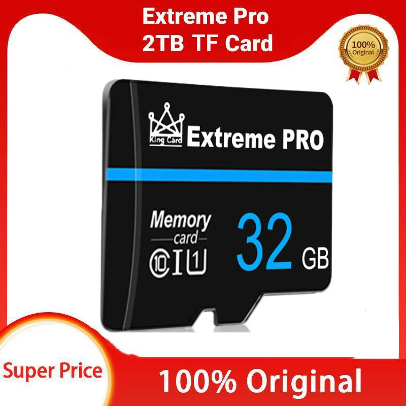 Memory Card 2TB TF Card Memory Card Class 10 Flash High Speed 128GB 256GB 32GB Storage Card for Smartphone/Tablet/Cam
Memory Card 2TB TF Card Memory Card Class 10 Flash High Speed 128GB 256GB 32GB Storage Card for Smartphone/Tablet/Cam