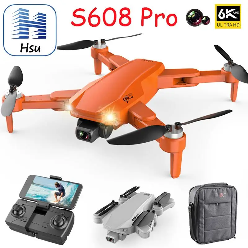S608 Pro Drone GPS 4k Profesional 6K HD Dual Camera Drones Aerial Photography Brushless Foldable Quadcopter RC Distance 3KM dron
S608 Pro Drone GPS 4k Profesional 6K HD Dual Camera Drones Aerial Photography Brushless Foldable Quadcopter RC Distance 3KM dron