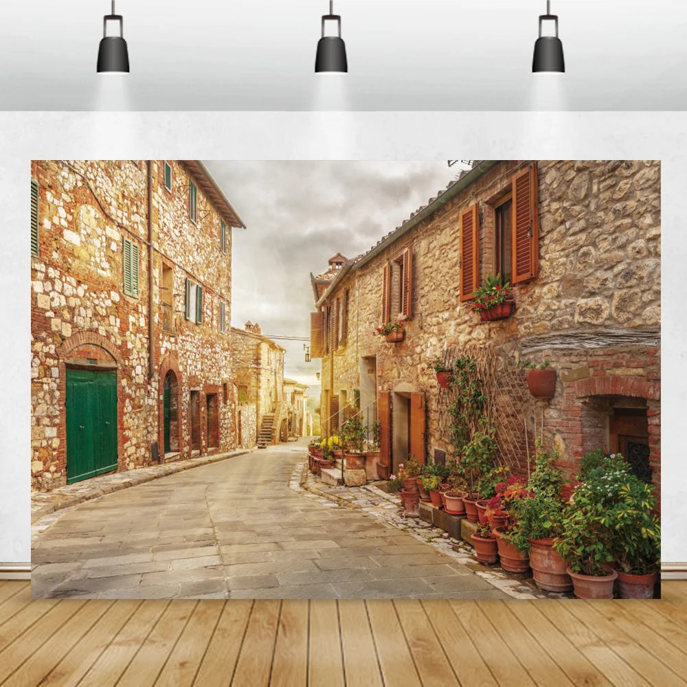 Retro European Street View Photography Backdrops Alley Scenery Backgrounds European Theme Party Supplies Wedding Decorations
Retro European Street View Photography Backdrops Alley Scenery Backgrounds European Theme Party Supplies Wedding Decorations