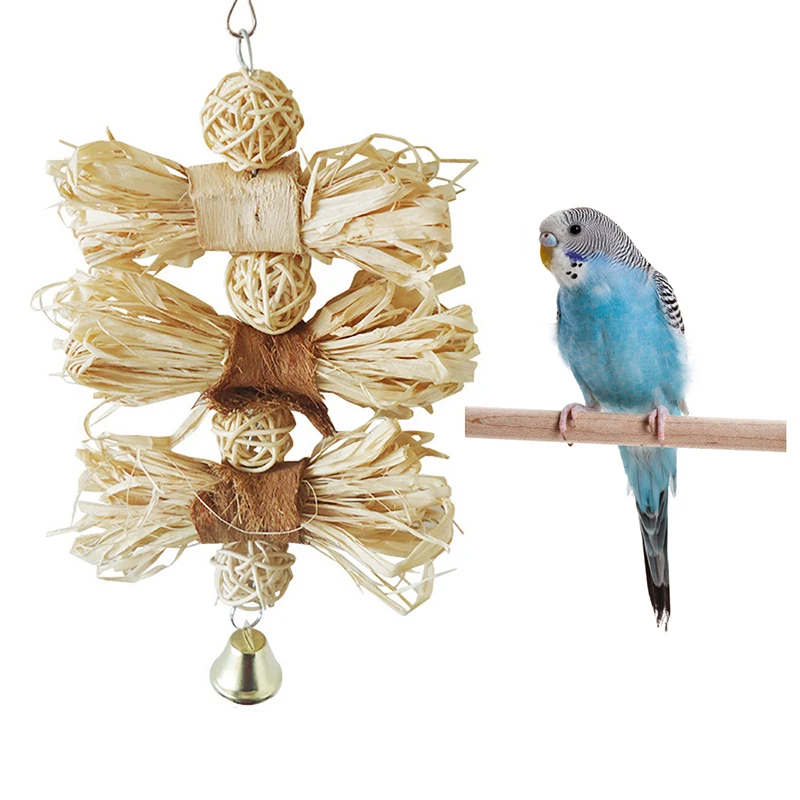 Parrot Shredder Toy Anti-biting Parrot Cage Foraging Toy Chewing Toy With Bell Parrots Toys And Bird Accessories For Pet Toy
Parrot Shredder Toy Anti-biting Parrot Cage Foraging Toy Chewing Toy With Bell Parrots Toys And Bird Accessories For Pet Toy
