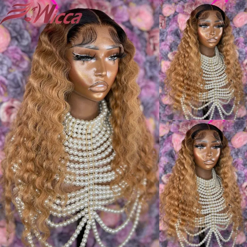 Ombre Honey Blonde 13X4 Lace Front Wigs Human Hair Wigs For Women Deep Wave Wig Brazilian Remy Hair Frontal Wigs With Baby Hair
Ombre Honey Blonde 13X4 Lace Front Wigs Human Hair Wigs For Women Deep Wave Wig Brazilian Remy Hair Frontal Wigs With Baby Hair