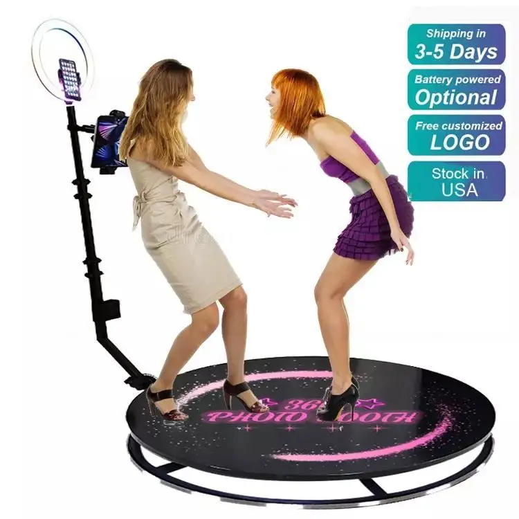 

Instant rotating roaming selfie video booth ipad 3d photobooth kiosk circle bullet time trackstar 360 camera 360 photo booth