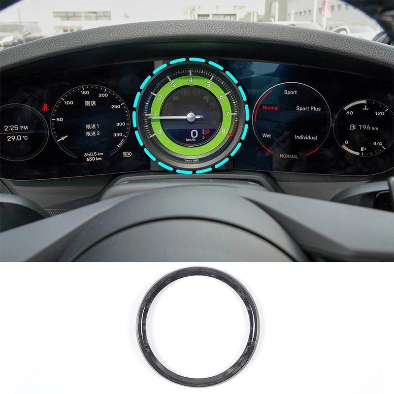 For Porsche 911 2019-2020 Real Carbon Fiber Meter Display Screen Cover Dashboard Ring Tachometer Frame Car Interior Accessories
For Porsche 911 2019-2020 Real Carbon Fiber Meter Display Screen Cover Dashboard Ring Tachometer Frame Car Interior Accessories