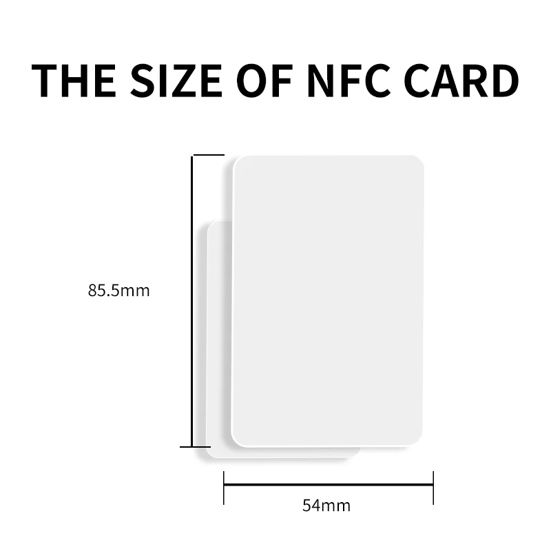 

20PCS NFC Smart Card Tag Tags Mifare 1k S50 IC 13.56MHz Read Write RFID Arduino High Quality PVC Waterpoor IC Tag White Cards