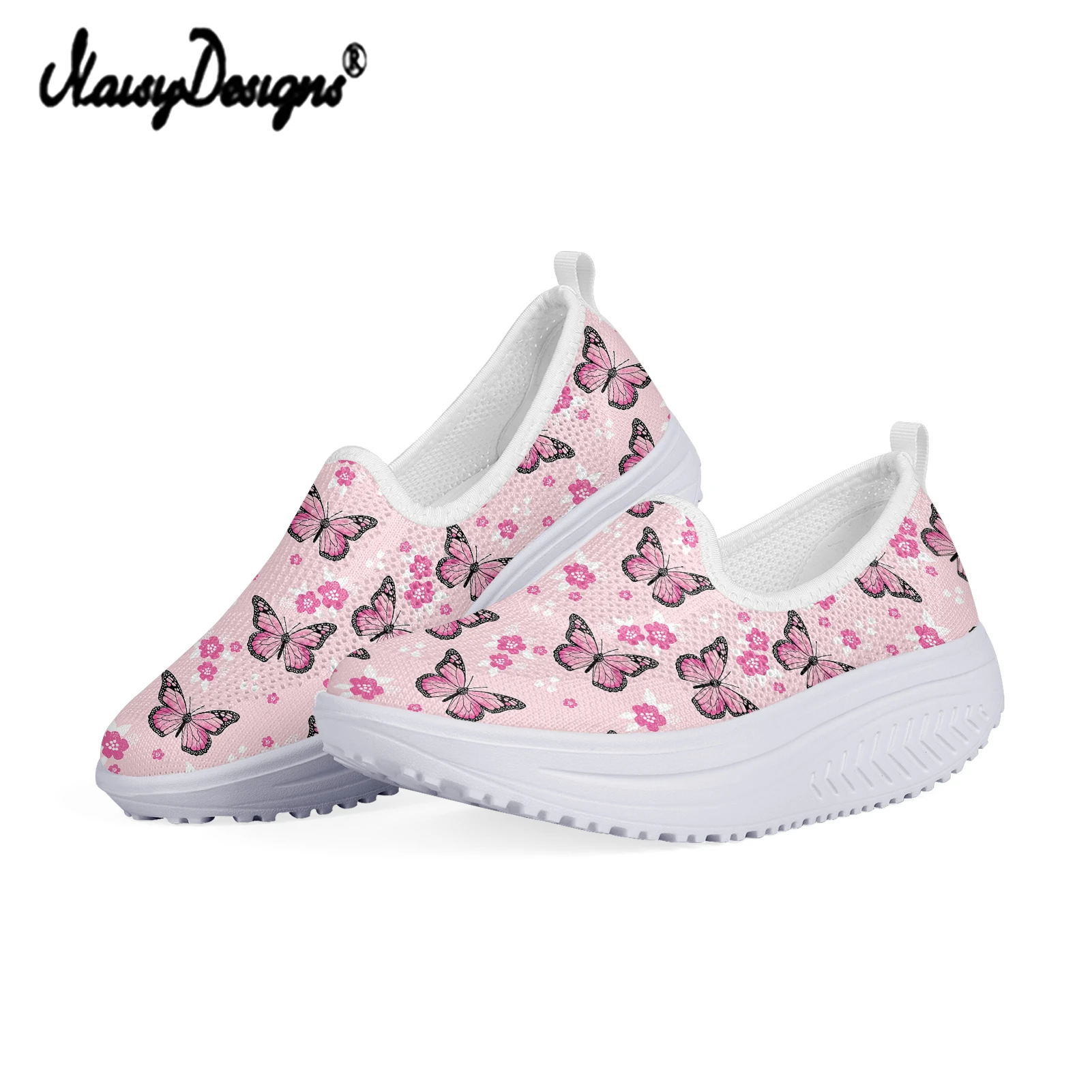 Noisydesigns Women Casual Shoes Lightweight Slip On Mesh Wedge Platform Sneakers Cute Pink Butterfly Print Breathable Swing Shoe
Noisydesigns Women Casual Shoes Lightweight Slip On Mesh Wedge Platform Sneakers Cute Pink Butterfly Print Breathable Swing Shoe