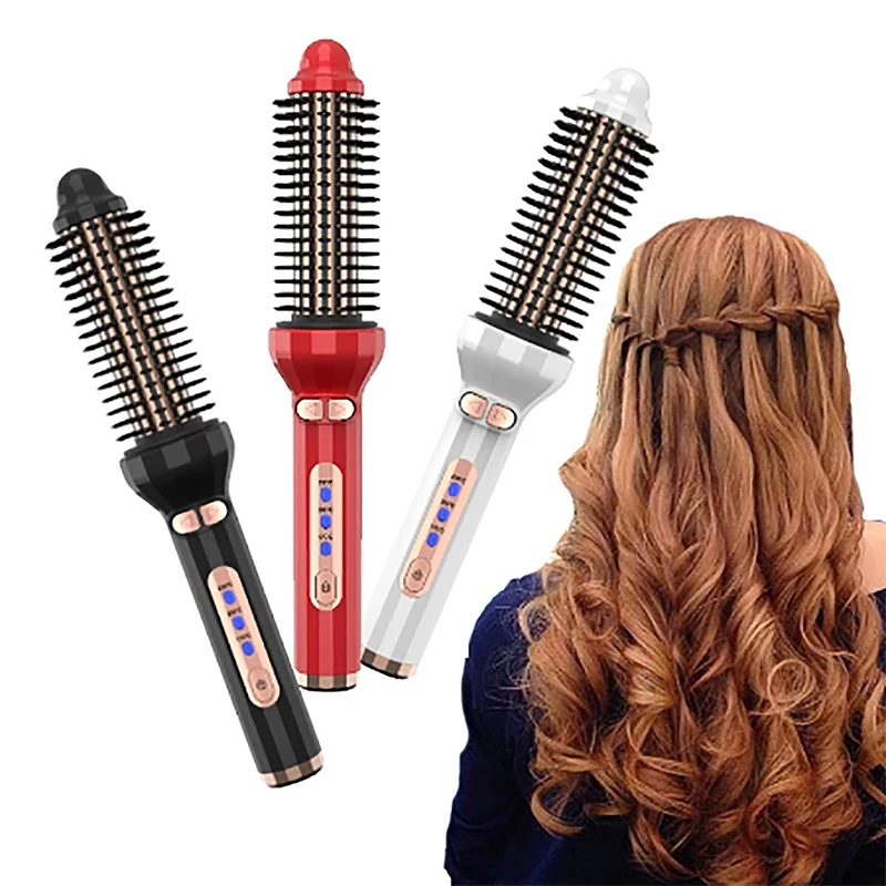 

Portable 360 two-way curling iron multi-functional LED display electric curling iron automatic rotating hot air brush