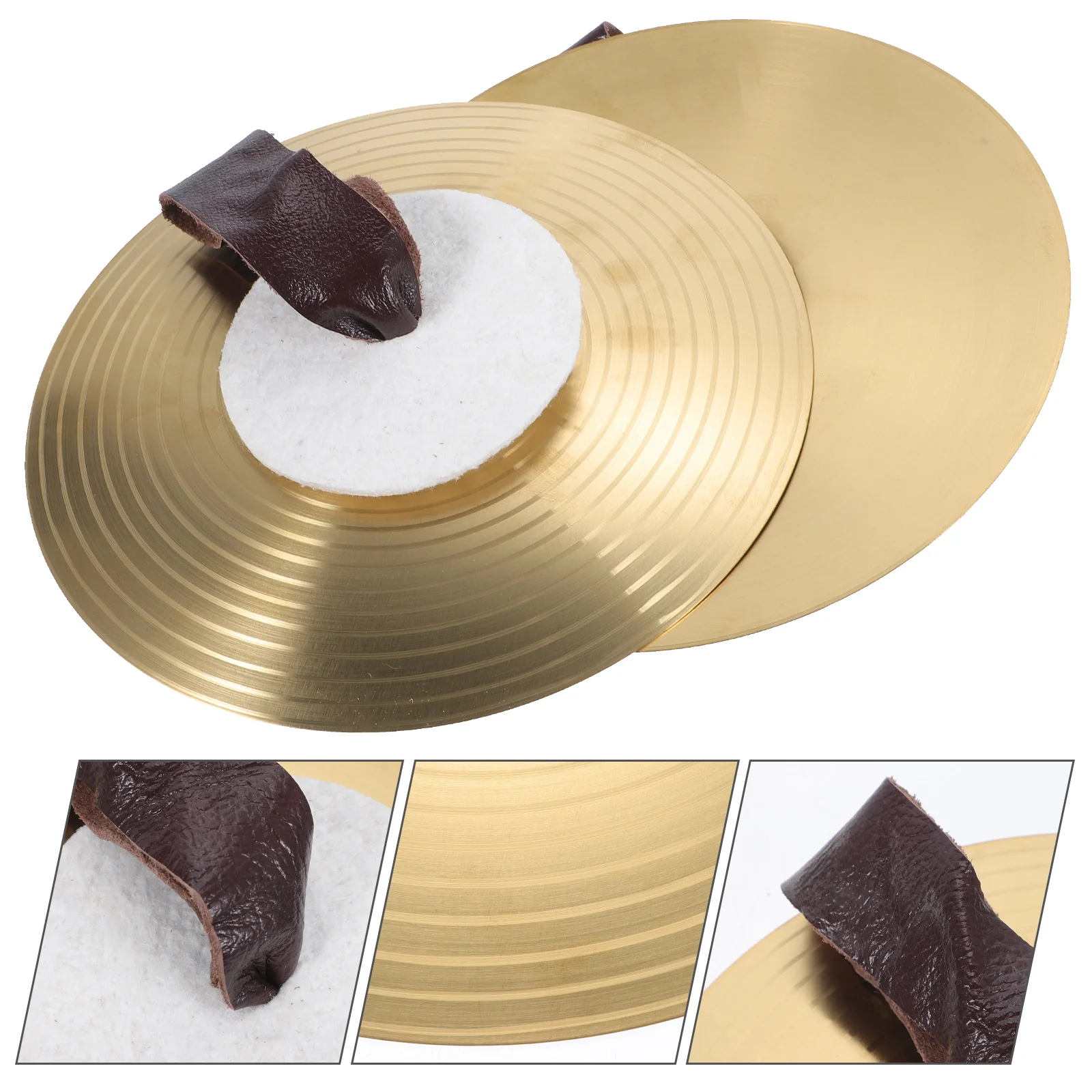 

Cymbals Small Instrument for Hand Childrens Toys Kids Performance Alloy Prom Belly Dancing