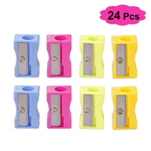 24pcs Handheld Plastic Pencil Sharpener Mini Manual Pencil Sharpener (Mixed Colors)
24pcs Handheld Plastic Pencil Sharpener Mini Manual Pencil Sharpener (Mixed Colors)