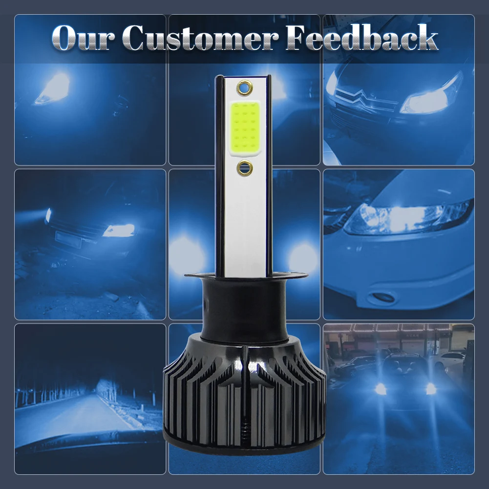 2pcs H1 H3 H4 H7 9005 9006 LED Headlight Bulbs Conversion Beam 8000K Ice Blue IP68 Waterproof LED Headlights Light
2pcs H1 H3 H4 H7 9005 9006 LED Headlight Bulbs Conversion Beam 8000K Ice Blue IP68 Waterproof LED Headlights Light