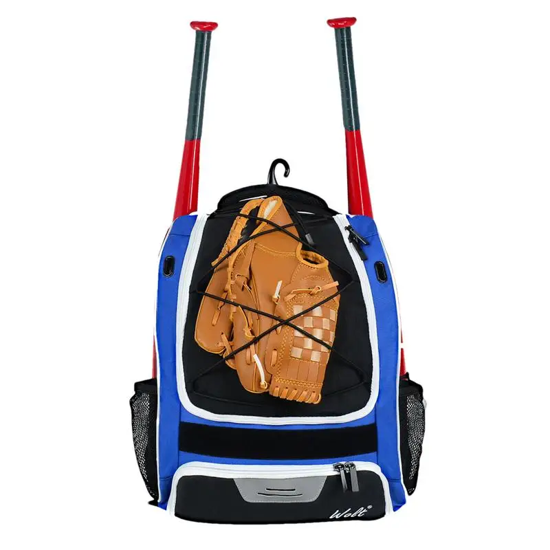 

Baseball Backpack Softball Bag Youth Baseball Backpack Equipment Bag Waterproof Tear-Resistant Large Main Compartment For Bat