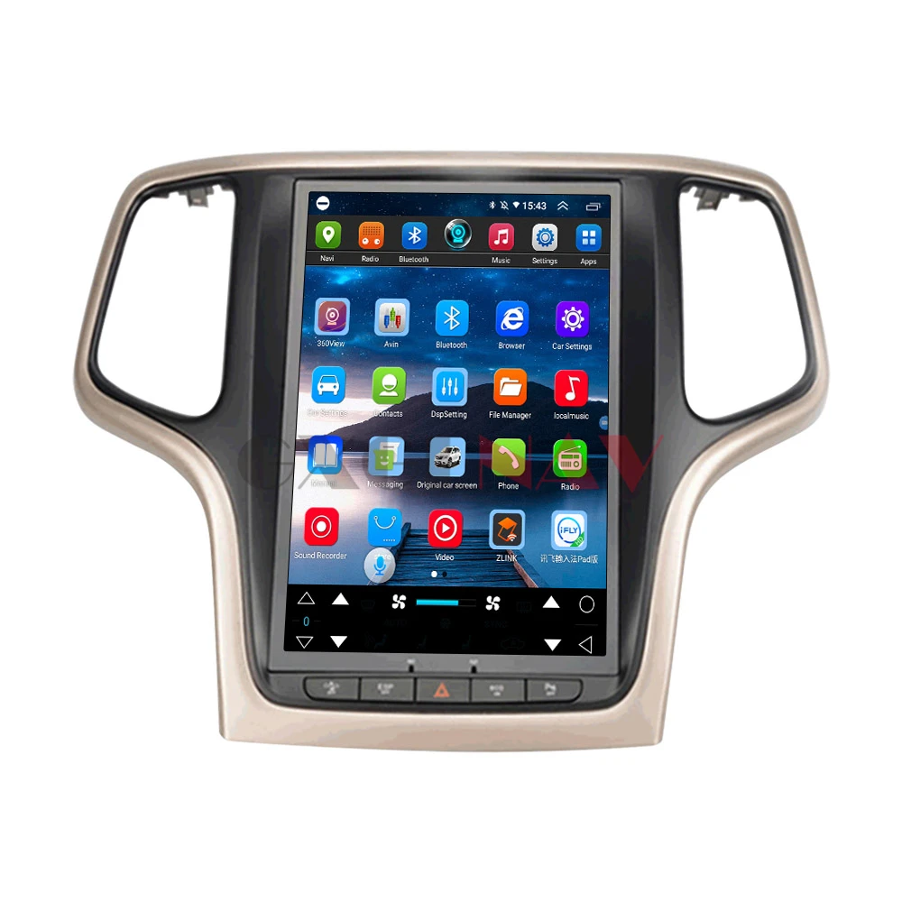 10.4" Tesla Screen Android Car Radio For Jeep Grand Cherokee 2014 - 2018 Multimedia Player GPS Navigation Head Unit 2Din Carplay
10.4" Tesla Screen Android Car Radio For Jeep Grand Cherokee 2014 - 2018 Multimedia Player GPS Navigation Head Unit 2Din Carplay