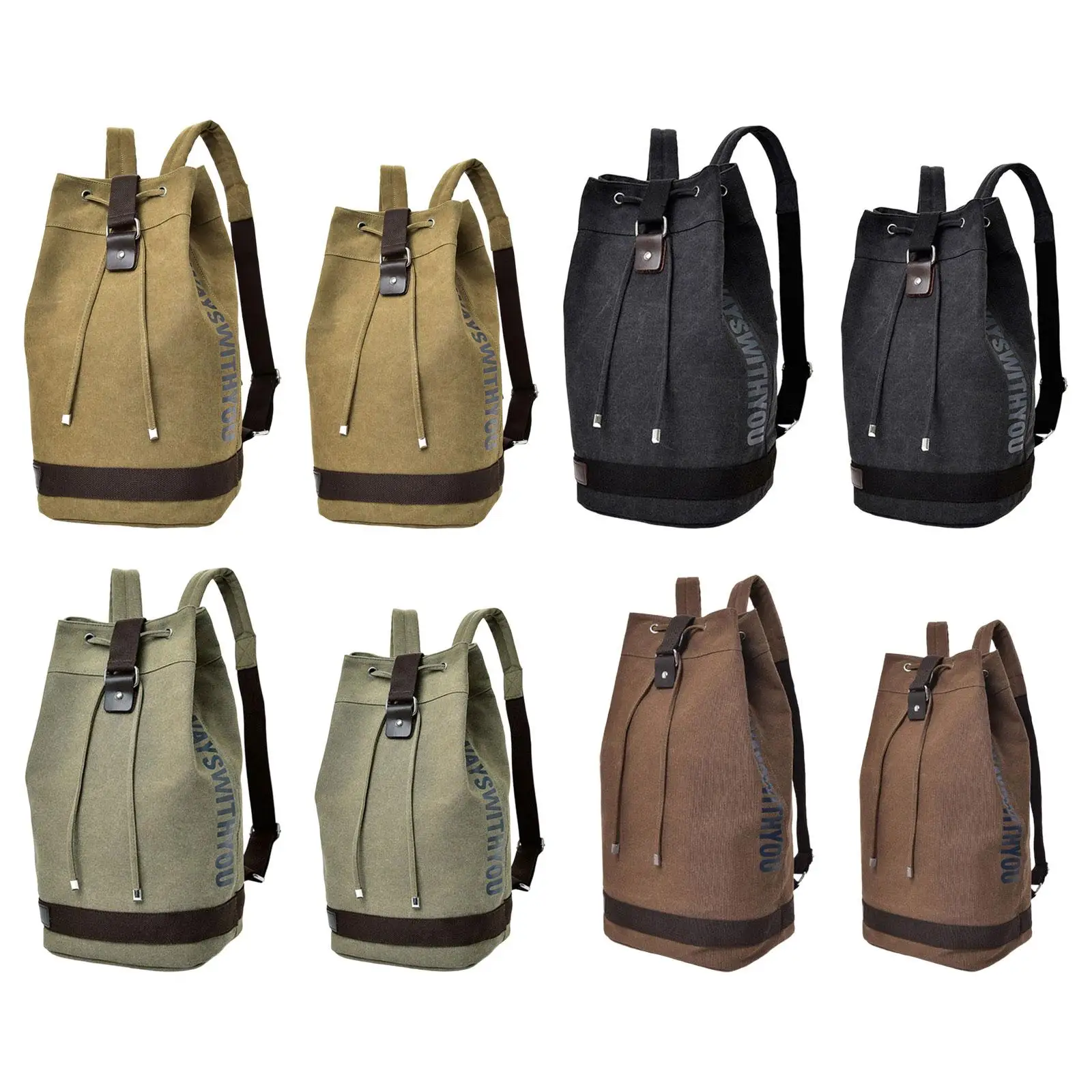 Men's Canvas Backpack Shoulder Bag Rucksack Carry on Backpack Large Capacity Duffel Fashion for Men Women
Men's Canvas Backpack Shoulder Bag Rucksack Carry on Backpack Large Capacity Duffel Fashion for Men Women