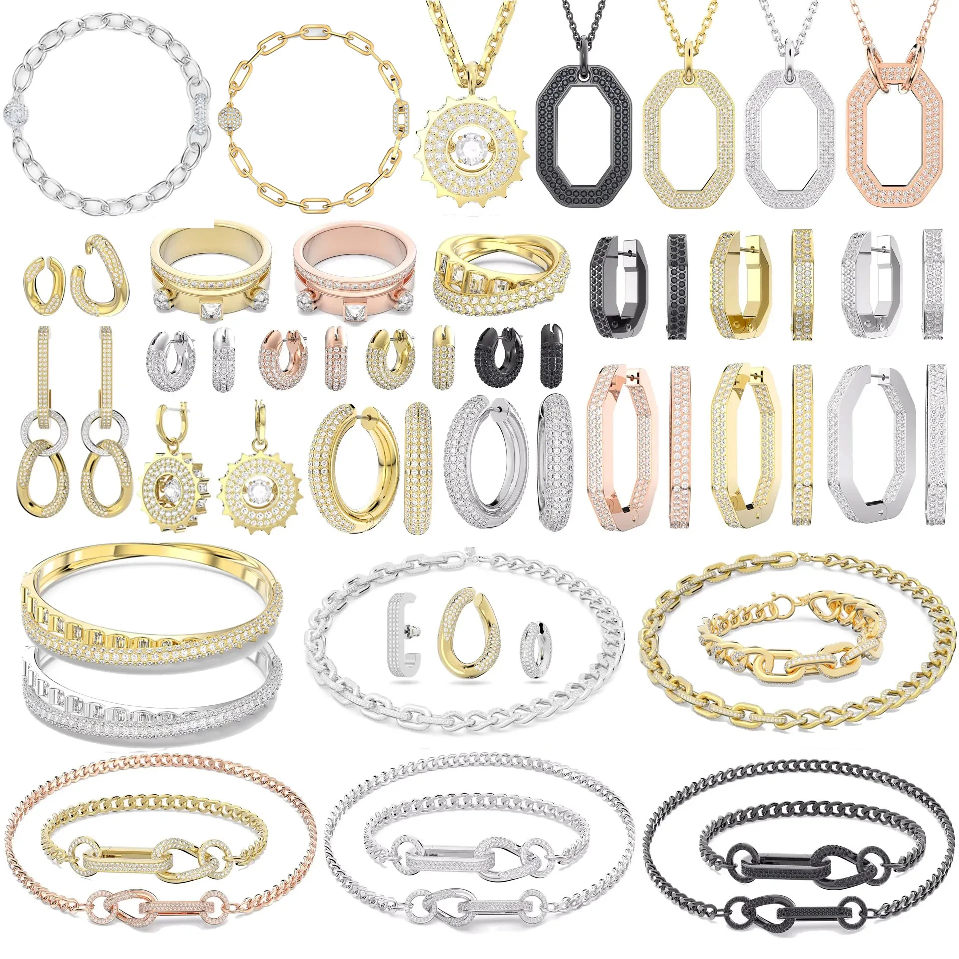 2024 Original Dextera New Series Jewelry Set Exquisite Electroplating Process Women's Necklace Earring Bracelet Gift With Logo
2024 Original Dextera New Series Jewelry Set Exquisite Electroplating Process Women's Necklace Earring Bracelet Gift With Logo