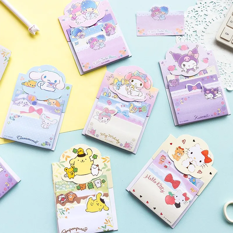 Cartoon Sanrio Post It Notes Anime Kuromi Cinnamoroll Mymelody Hellokitty Figure Student Stationery N Times Posted Message Book
Cartoon Sanrio Post It Notes Anime Kuromi Cinnamoroll Mymelody Hellokitty Figure Student Stationery N Times Posted Message Book
