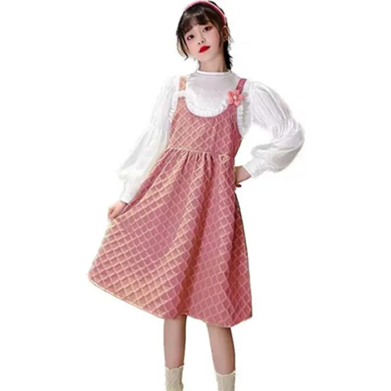 Girls Fashion Pullovers Kids Spring Autumn Suits Kids Elegant Suits Girls Slip Dress+Top Kids Clothes 4 6 8 9 10 12 13 Years Old
Girls Fashion Pullovers Kids Spring Autumn Suits Kids Elegant Suits Girls Slip Dress+Top Kids Clothes 4 6 8 9 10 12 13 Years Old