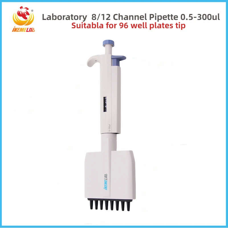 IKEME Official Store Laboratory Pipette 8/12 Channel Pipette Half Sterilized Micropipette Manual Digital Adjustable 0.5-300ul
IKEME Official Store Laboratory Pipette 8/12 Channel Pipette Half Sterilized Micropipette Manual Digital Adjustable 0.5-300ul