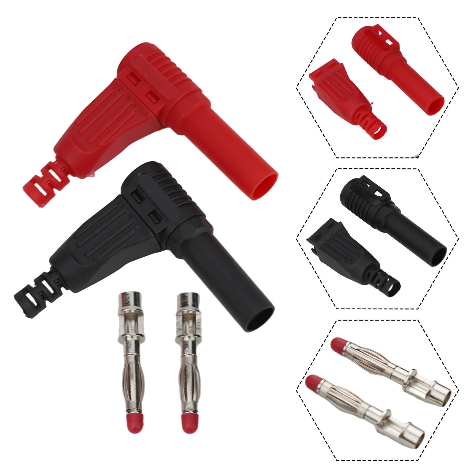 For Connect Wires Or Cables Plug Connector Banana Plug Workshop Plastic 1 Pair Of 40*40mm Insulated Wire Welded
For Connect Wires Or Cables Plug Connector Banana Plug Workshop Plastic 1 Pair Of 40*40mm Insulated Wire Welded