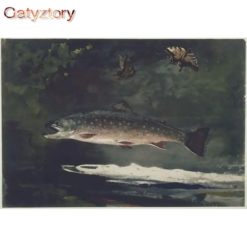 GATYZTORY Frame Abstract Fish DIY Painting By Numbers Acrylic Paint On Canvas Modern Wall Art Decor Paint By Numbers For Home
GATYZTORY Frame Abstract Fish DIY Painting By Numbers Acrylic Paint On Canvas Modern Wall Art Decor Paint By Numbers For Home