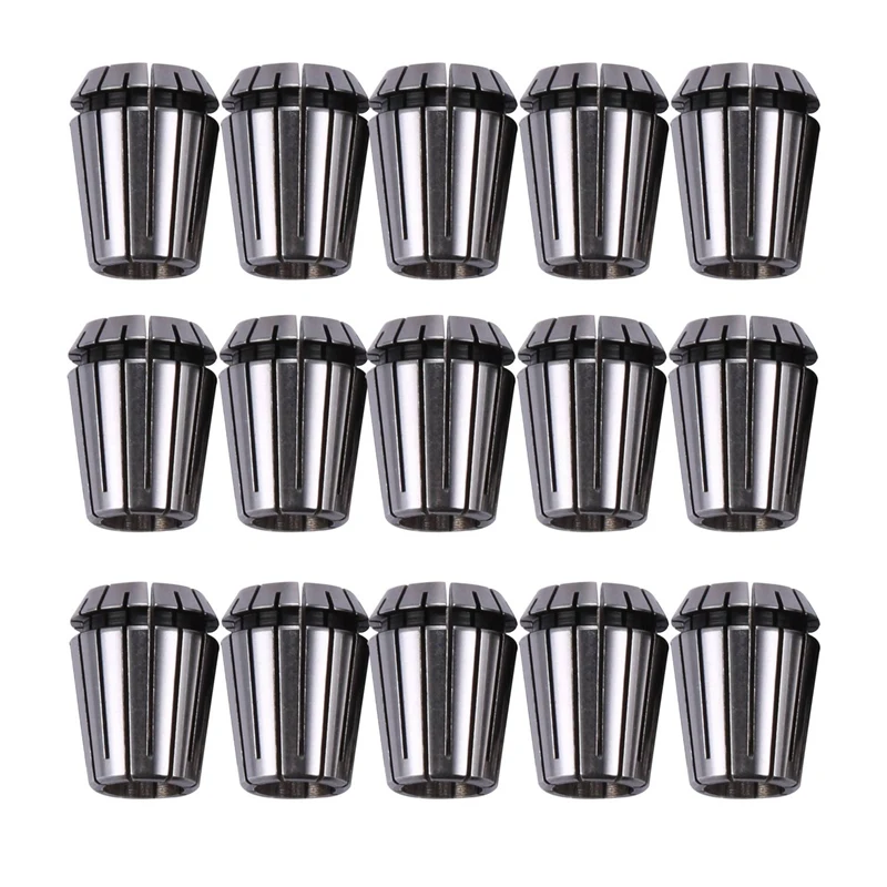 15Pcs ER25 Collet Tool Precision Spring Collet Set From 2Mm To 16Mm CNC Collet Chuck For Milling Lathe Tools And Spindle Motors
15Pcs ER25 Collet Tool Precision Spring Collet Set From 2Mm To 16Mm CNC Collet Chuck For Milling Lathe Tools And Spindle Motors