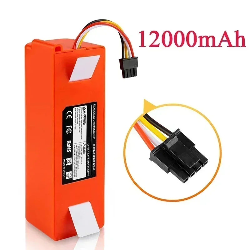 

Robotic Vacuum cleaner Replacement Battery for Xiaomi Robot Roborock S50 S51 S55 Accessory Spare Parts li-ion battery 9800mAh