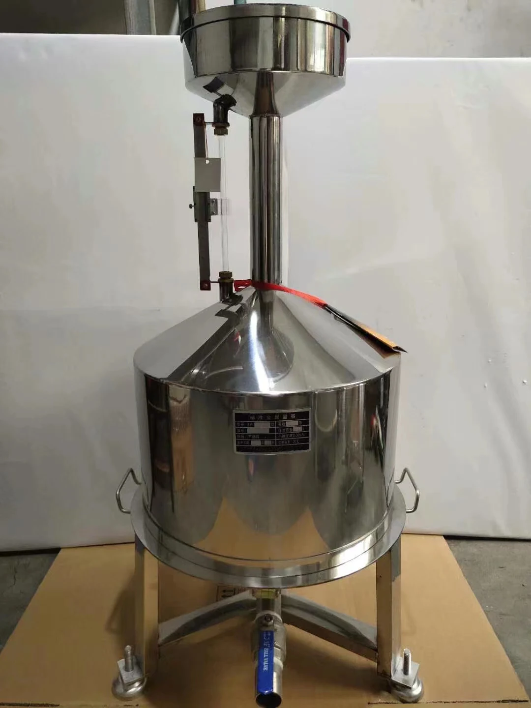 50L high quality stainless steel 304 calibration measuring tank certificate tank, FedEx
50L high quality stainless steel 304 calibration measuring tank certificate tank, FedEx