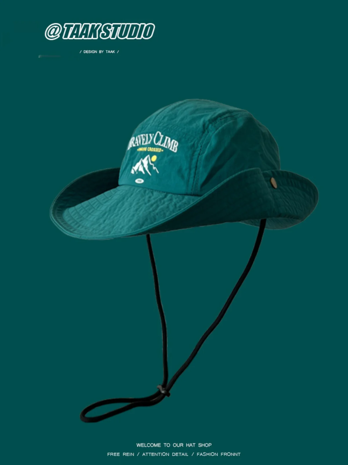 

Outdoor Camping Alpine Cap Big Brim Fisherman Hat Children Summer Sun Protection Sunshade Western Cowboy Hat