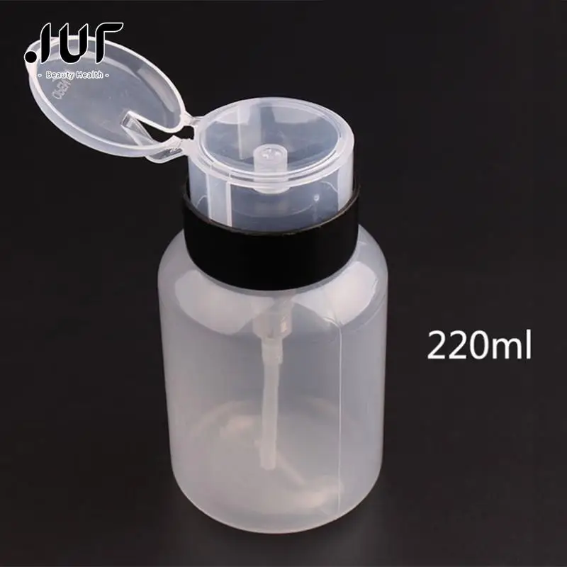 200ml Portable Travel Refillable Bottle Empty Plastic Nail Polish Remover Alcohol Liquid Press Pumping Dispenser Bottle
200ml Portable Travel Refillable Bottle Empty Plastic Nail Polish Remover Alcohol Liquid Press Pumping Dispenser Bottle