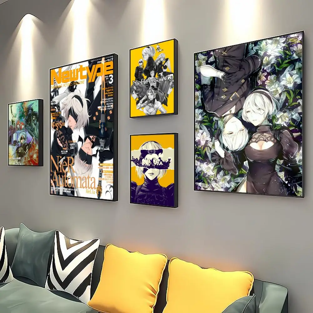 NieR Automata Poster Self-adhesive Art Poster Retro Kraft Paper Sticker DIY Room Bar Cafe Vintage Decorative Painting
NieR Automata Poster Self-adhesive Art Poster Retro Kraft Paper Sticker DIY Room Bar Cafe Vintage Decorative Painting