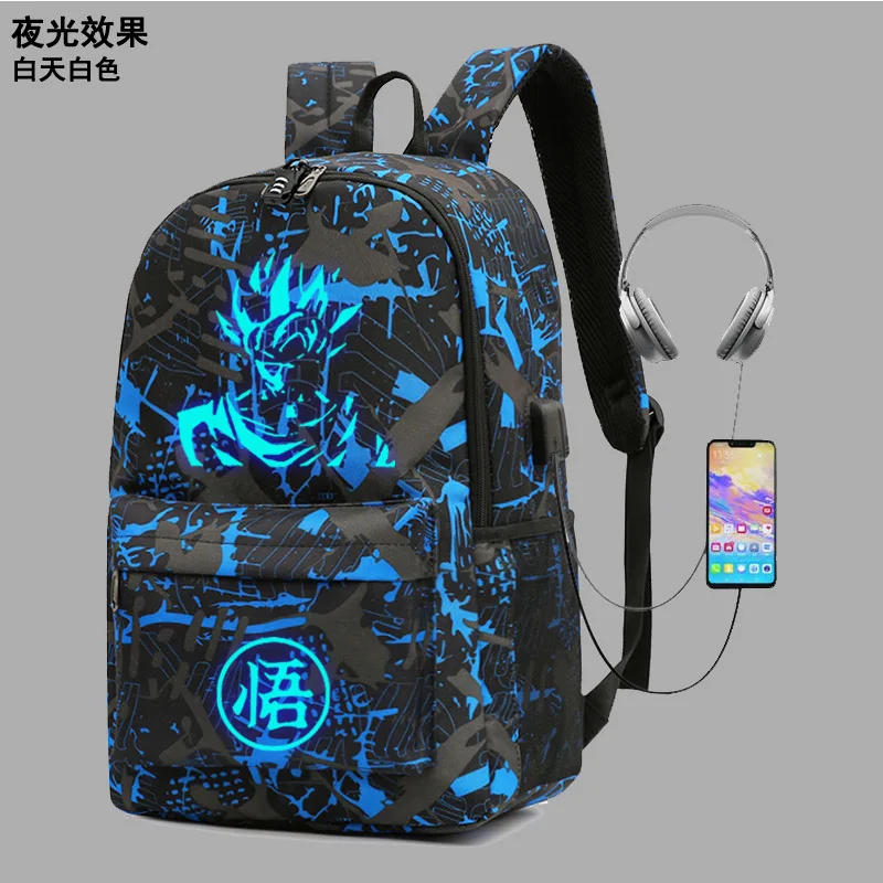 Student School Bag Male and Female Luminous Usb Outdoor Backpack Dragon Ball Wukong Backpack Anime Cartoon School Bag Mochila
Student School Bag Male and Female Luminous Usb Outdoor Backpack Dragon Ball Wukong Backpack Anime Cartoon School Bag Mochila
