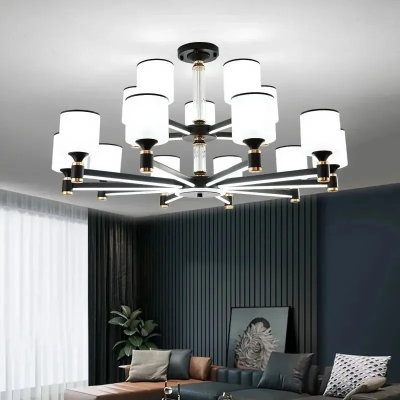 

Nordic Ceiling chandelier Glass dustproof lamp shade Modern home decoration Led lamp Living room lights room decor Light fixture