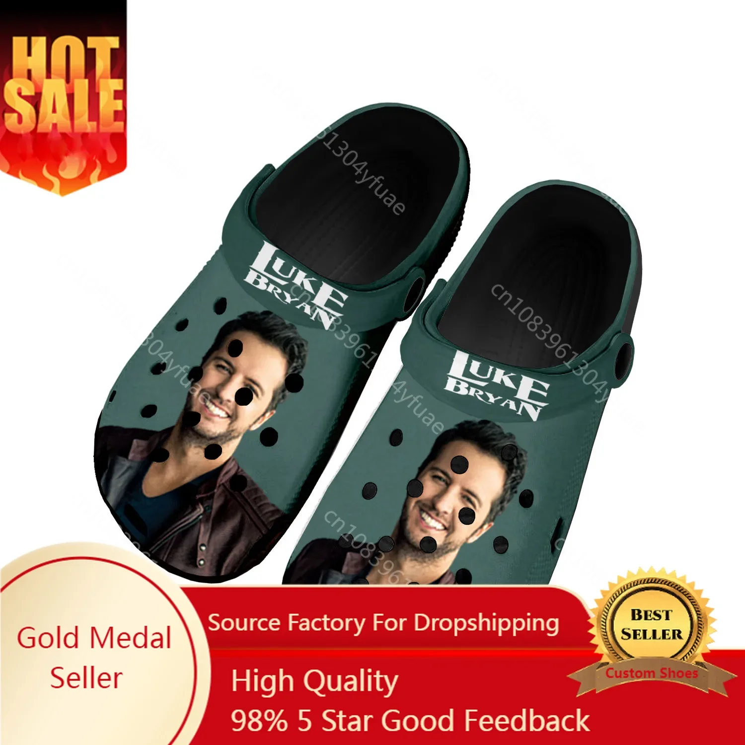 L-Lukes Singer Pop Home Clogs Men Women Teenager B-Bryans High Quality Custom Made Water Shoe Garden Beach Hole Slippers Sandals
L-Lukes Singer Pop Home Clogs Men Women Teenager B-Bryans High Quality Custom Made Water Shoe Garden Beach Hole Slippers Sandals