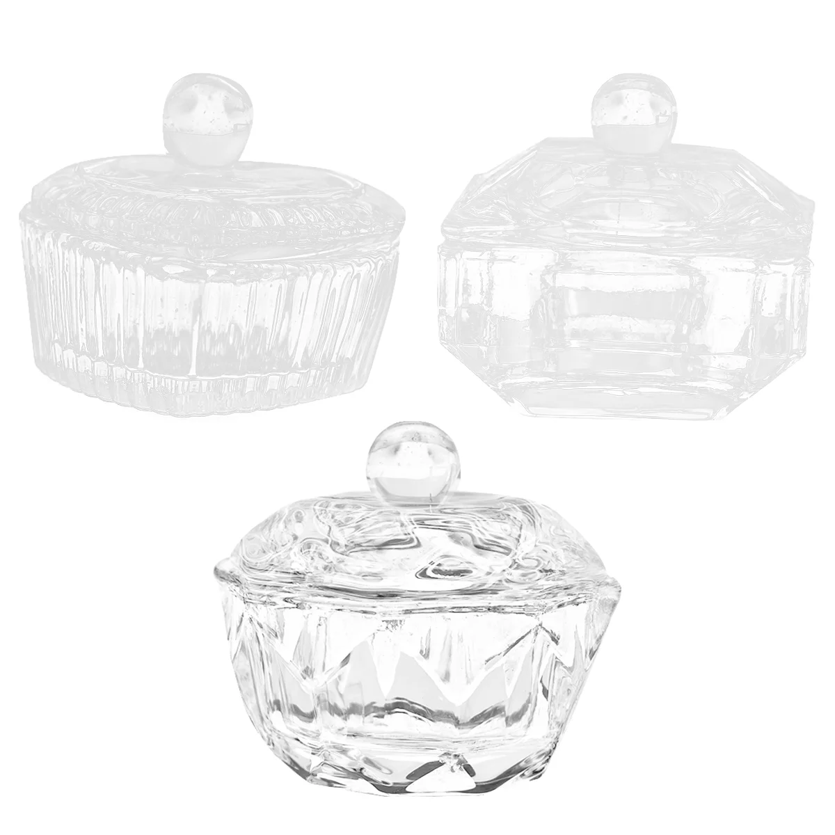3 Pcs Nail Crystal Cup Acrylic Liquid Container Mini Crystals Jewelry Glass Powder High Borosilicate Manicures
3 Pcs Nail Crystal Cup Acrylic Liquid Container Mini Crystals Jewelry Glass Powder High Borosilicate Manicures