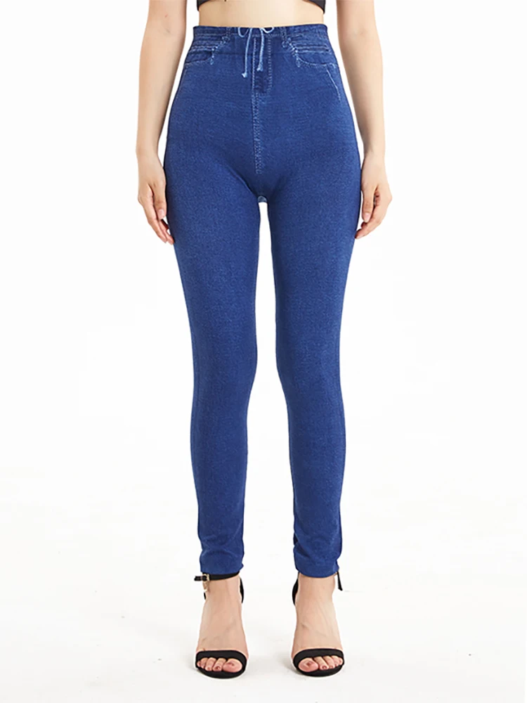 YSDNCHI New Blue Solid Fake Denim Print Soft Comfortable Casual Sports Women's Cropped Breathable Bottom Pants Trousers
YSDNCHI New Blue Solid Fake Denim Print Soft Comfortable Casual Sports Women's Cropped Breathable Bottom Pants Trousers